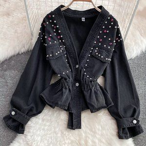 Studded Denim Jacket!